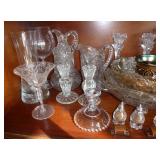 Large group of glassware, depression glass to modern