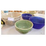 FOUR serving/mixing bowls