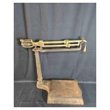 Antique Buffalo Scale - Vintage Brass Balance Weighing Scale