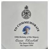 Collection of Commemorative Queen Elizabeth II Items - Plate, Book, Jars, and Marker