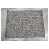 Large Area Rug with Leaf Design - 5x7 Feet