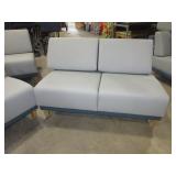 HON ARMLESS SOFA AND LOVE SEAT