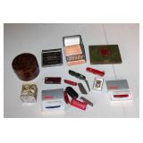 Variety of Collectible Trinket Tins and Victorinox Swiss Army Knives - Group of 12