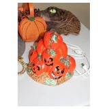 Assortment of Halloween Decorations and Accessories