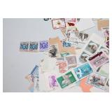 Large Assortment of Vintage International Postage Stamps - Over 100 Stamps