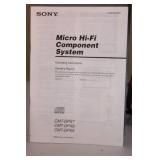 Sony Micro Hi-Fi Component System with Speakers and Remote - Model CMT-NE23