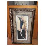 Framed Wall Art - Majestic Elephant Portrait