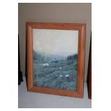 Set of 2 Vintage Framed Landscape Photographs