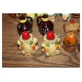 Assortment of Vintage Salt and Pepper Shakers - Unique Designs