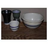 Assortment of Vintage Kitchen and Cooking Items - Includes Iron and Bowls