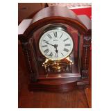 Bulova Rhythms Collection Decorative Clock with Glass Case