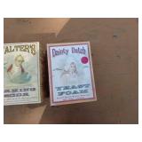 Vintage Purity Corn Flakes and Dainty Dutch Yeast Foam Baking Soda Lot