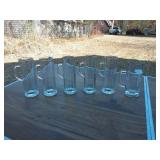 Set of 6 Vintage Glass Beer Mugs