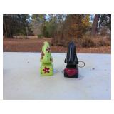 Set of 2 Decorative Resin Figurines - Floral and Sassy Designs