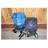 Pair of High Sierra Backpack Frames - Blue and Dark Blue