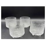 IITALA by Ultima Thule Art Glass - Footed Cordial Glasses - QTY 4 - #2