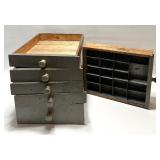 Vintage Wooden Drawers - QTY 6