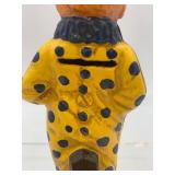 Vintage Antique CAST IRON Clown Coin Bank