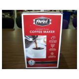 Parini Cookware Compact 5-Cup Electric Drip Space Saver Coffee Maker