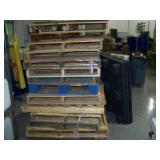 Miscellaneous Lot of Plastic AND Wooden Pallets