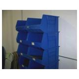 Lot of Stackable Storage Bins