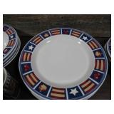 Red White & Blue Dish and Mug Set