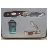 Old Timer Knife Set with Shot Glass