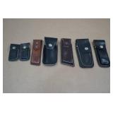 Assorted Leather Cases