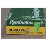 20 Remington 30-30 Win 150 Gr SP Ammo