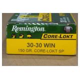 20 Remington .30-30 Win 150 Gr Core Lokt SP Ammo