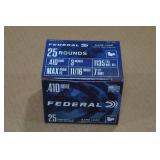 25 Federal Game Load .410 Bore 3" 7-1/2 Shot Shotshells