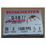 25 Winchester Xpert 20 Gauge 3" Steel 2 Shot Shotshells