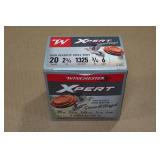 25 Winchester Xpert 20 Gauge 2-3/4" Steel 6 Shot Shotshells