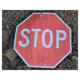 Used Stop Sign - Reflective Octagonal Traffic Sign