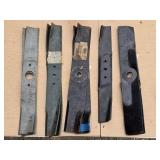 Lot of 10 Lawn Mower Blades - Various Types