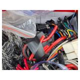 Assortment of Automotive Audio Equipment and Wiring - Includes Amplifier and Cables, Untested