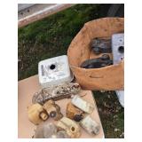 Assortment of Small Engine Fuel Tanks and Housings - Various Sizes and Conditions