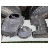 Assortment of Lawn Mower Plastic Parts