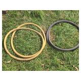 Set of 4 Solid Bicycle Tire Tubes