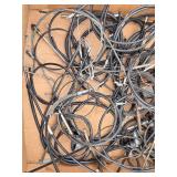 Assortment of Used Mechanical Cables - Box of Various Components