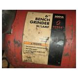 Sunex 6" Bench Grinder with Lamp - Model 5001A