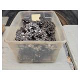 Small Tub of Chainsaw Chains - Used, Various Sizes