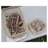 Assortment of Nuts, Bolts, and Fasteners - Mixed Hardware