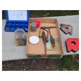 Assortment of Welding Equipment and Accessories, Torch Tips, Corner Magnets