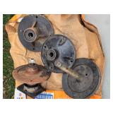 Assortment of Pulleys, Spindles and More