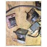 Assortment of 10 Used Small Engine Coils -  - Mostly Used