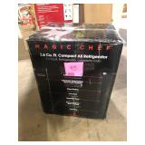 Magic Chef 2.6 cu. ft. Mini Fridge in Black without Freezer   Customer Returns See Pictures