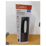 Lasko Bladeless 1500W 28 in. Black Electric Oscillating Tower Ceramic Space Heater and Digital Display