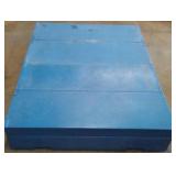 Blue Staging Flip Forms.  4 ft. Wide