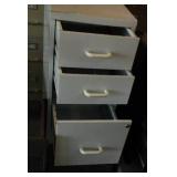 Storage Shelves (2) Filing Cabinets (4).